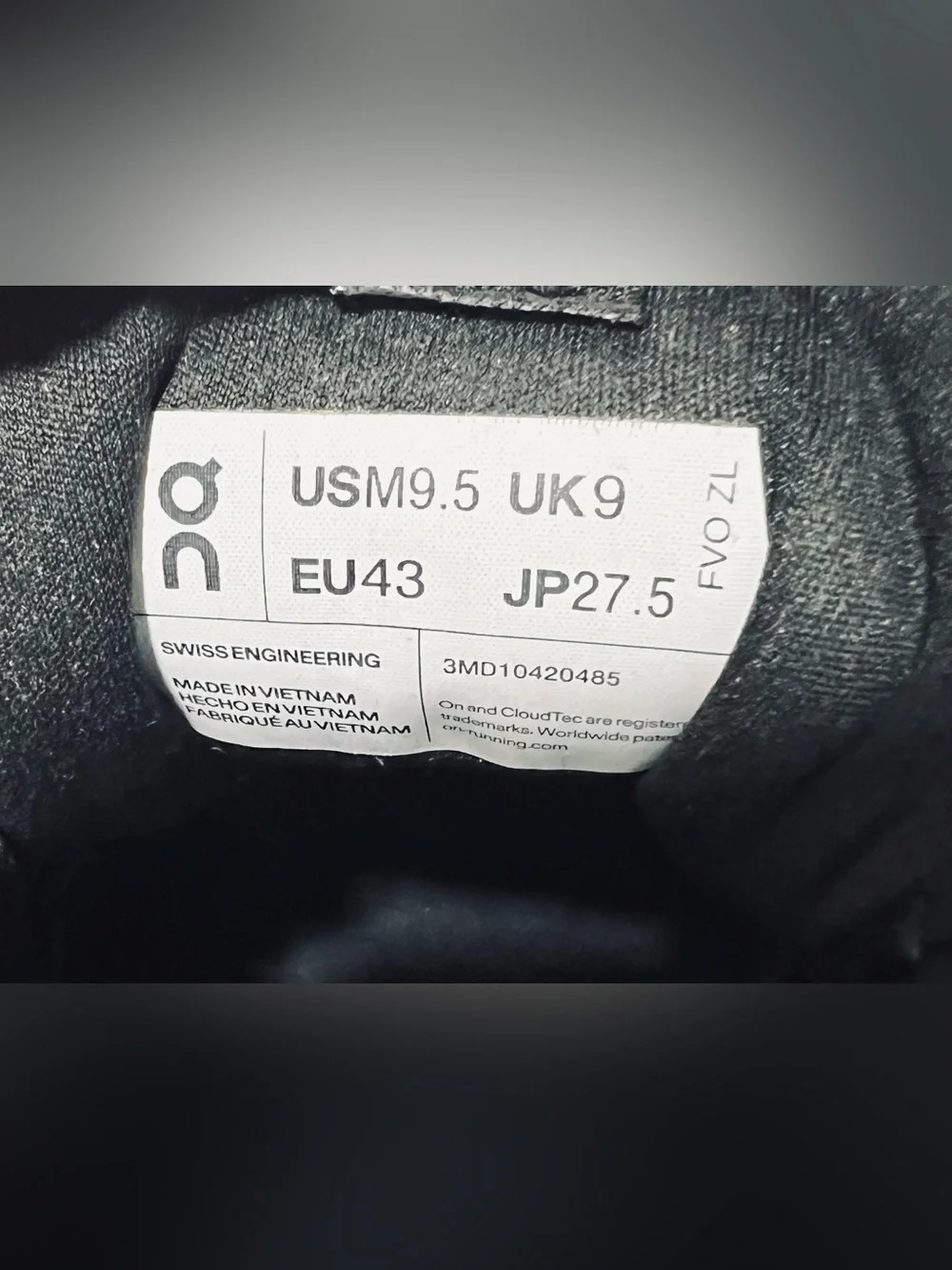 EUC On Cloudsurfer Men’s 9.5